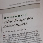 Eine Frage des Aussschnitts – das ganz besondere Dekolleté