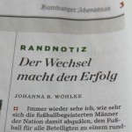 Der Wechsel macht den Erfolg – oder: Ich revolutioniere die Bundesliga!