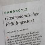 Gastronomischer Frühlingsstart