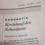 Kreislauf des Schenkens