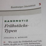 Frühstücks-Typen