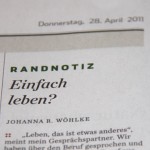 Einfach leben