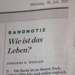 Wie ist das Leben?